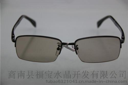 福宝天然水晶平光眼镜